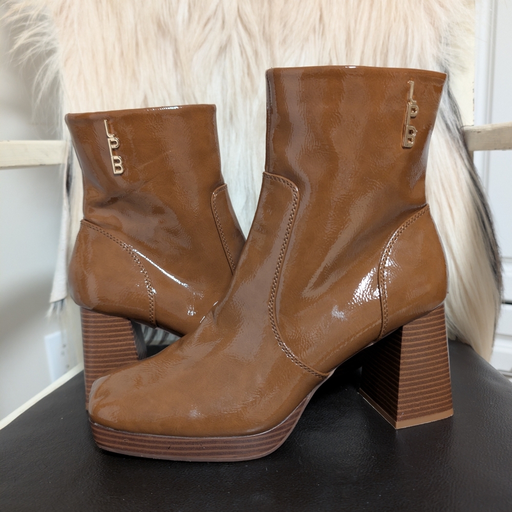 lpb Les Petites Bombes Block Heel Ankle Booties | European Designed | Size 8.5